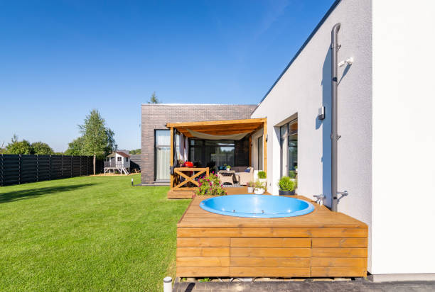 istock Outdoor lounge area on the patio 1348197066