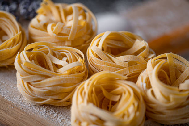 istock Homemade fettuccine pasta 1348202527