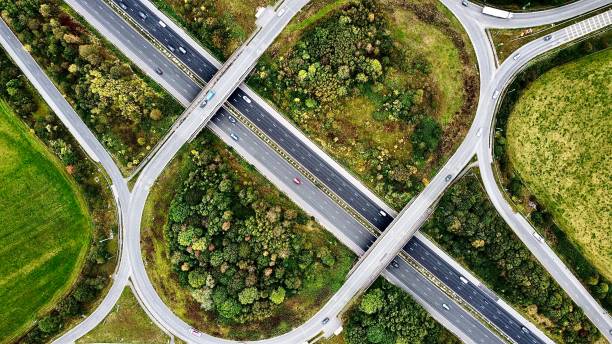 istock Aerial View Of M4 Motorway 1348204776