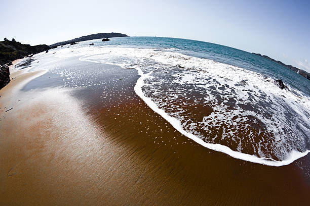 San Francisco bay seen with a fisheye lens. More images from San Francisco in the lightbox: