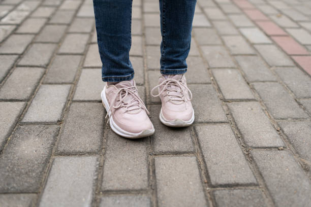 istock Little Girl Stand on Road 1348223911