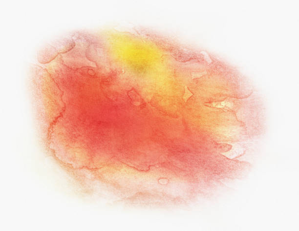 istock Watercolor Abstract artistic Background forming by blots 1348227345