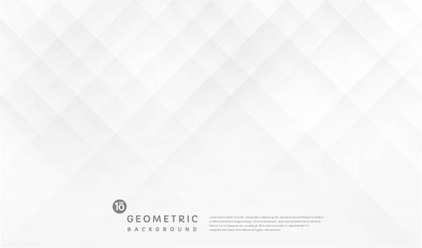 Abstract white and gray gradient geometric square with lighting and shadow background. Modern futuristic wide banner design. Can use for ad, poster, template, business presentation. Vector  EPS10 Abstract white and gray gradient geometric square with lighting and shadow background. Modern futuristic wide banner design. Can use for ad, poster, template, business presentation. Vector  EPS10 square stock illustrations