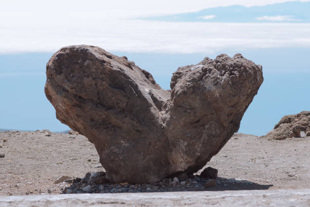 istock The stone has a heart shape. heart of stone 1348236541