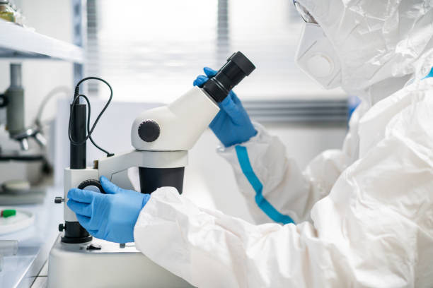 istock An Asian female scientist is doing experiments in a laboratory 1348237626
