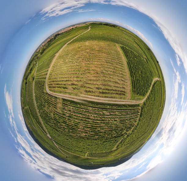 istock Tiny planet of Alsace landscape 1348243388