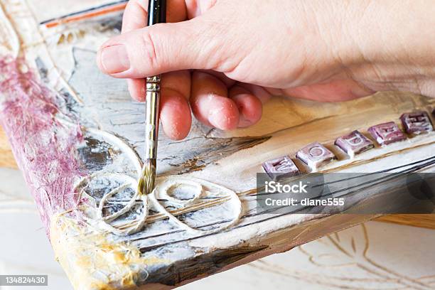 Colagem De Meios Mistos - Fotografias de stock e mais imagens de Combinação de Técnicas de Desenho - Combinação de Técnicas de Desenho, Arte, Imagem pintada