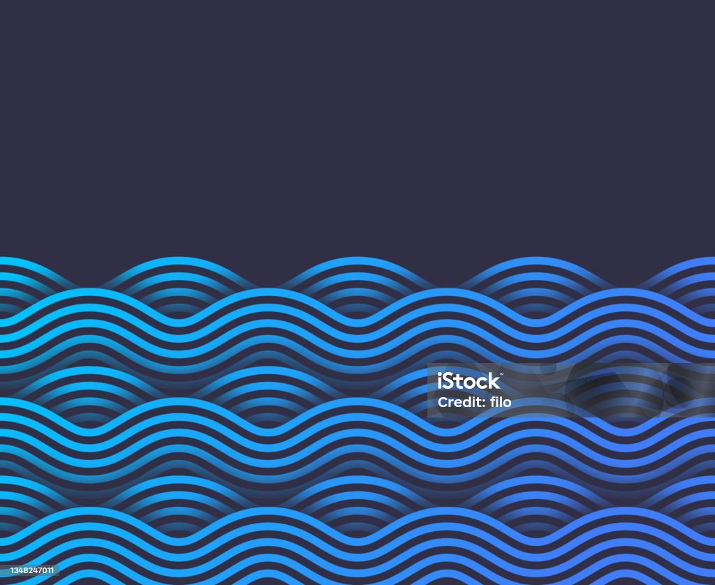 Waves Line Background Pattern - Royaltyfri Våg - Vatten vektorgrafik Waves Line Background Pattern - Royaltyfri Våg - Vatten vektorgrafik