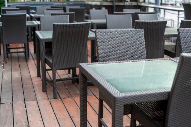 istock Chair Interior of a modern restaurant or bar 1348249277