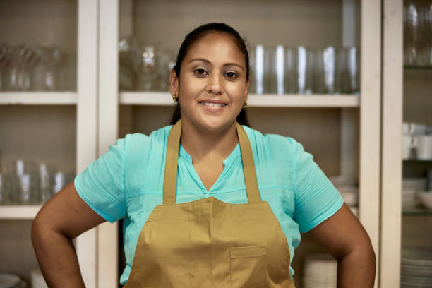 istock Indoor Portrait of Colombian Student Taking Cooking Class 1348254030