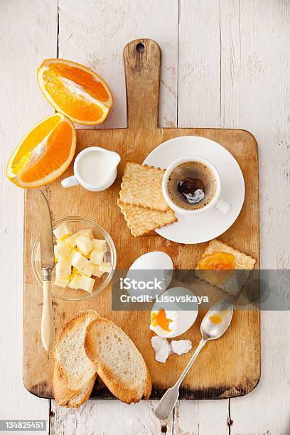 Traditional Breakfast Stock Photo - Download Image Now - Bread, Breakfast, Coffee - Drink