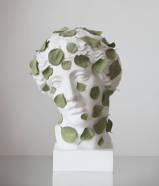 istock Greek Goddess with leaves 1348256489