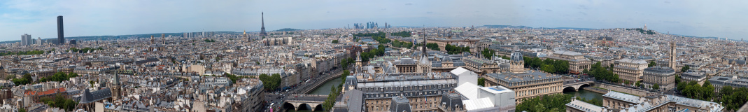 Eiffel Tower from Trocadero  in the early morning, Paris, France