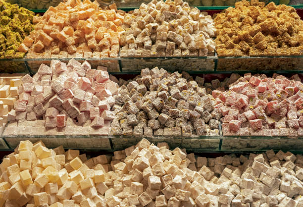 istock Traditional turkish delights sweets 1348260463