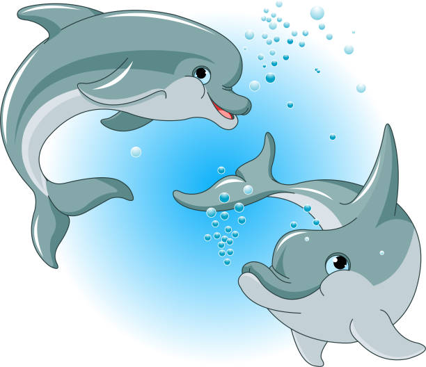 istock sea dolphin illustration for children's books 1348267854