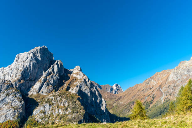 istock The Carnic Alps in a colorful autumn day 1348268591
