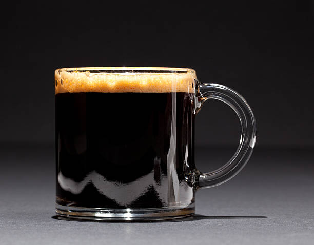istock Expresso Coffee in glass cup 134827306