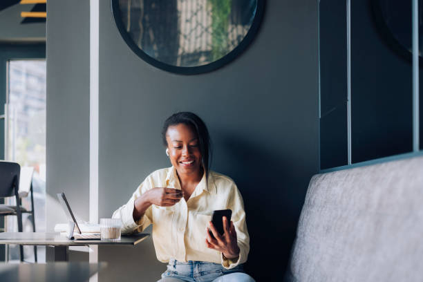 istock Happy Businesswoman Talking on Video Call 1348273231