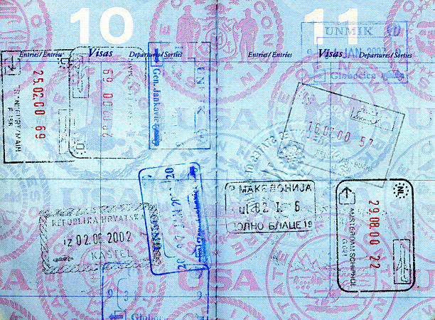 istock European passport stamps (part of series) 134828030