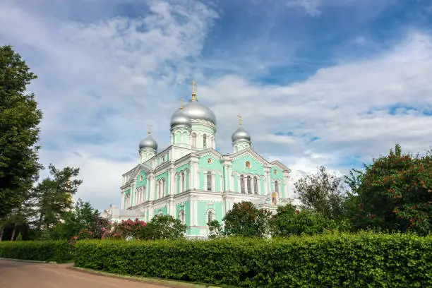 Holy Trinity Cathedral in Diveevo, Russia.