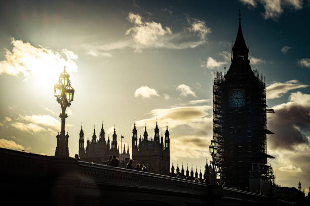 istock Big Ben under scaffolding, London, England, UK 1348289096
