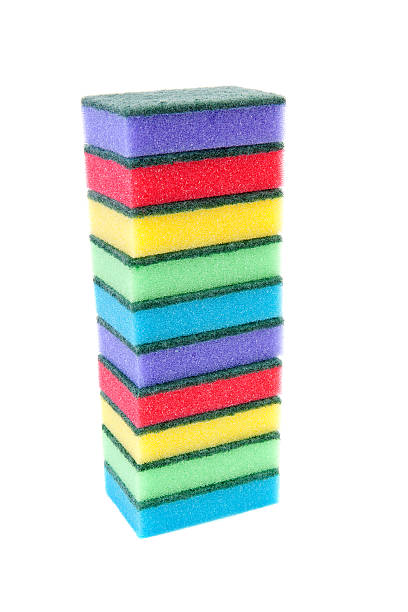 istock Pile of colorful sponge scourer 134830270