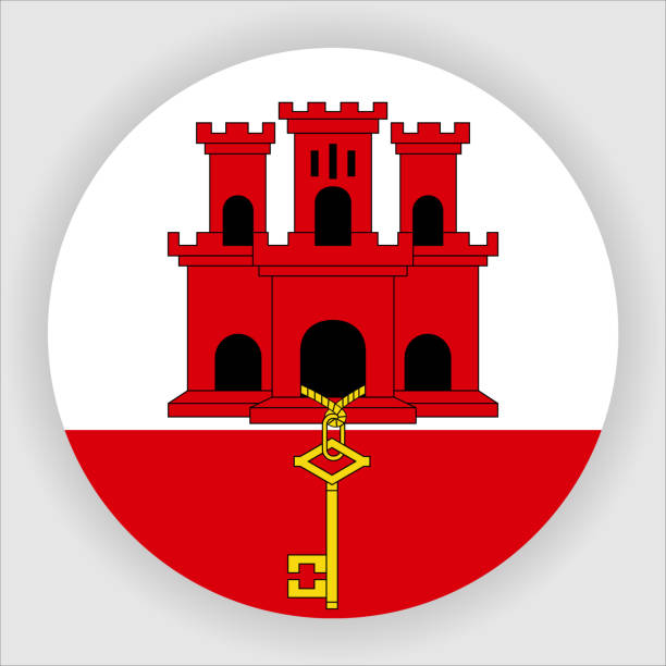 Gibraltar Flag Gibraltar Flag