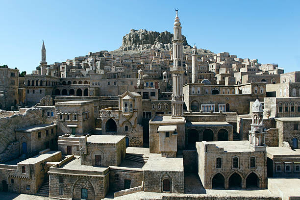 istock Model of Mardin City 134830801