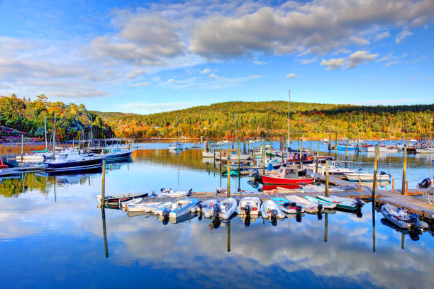 istock Northeast Harbor on Mount Desert Island 1348313283