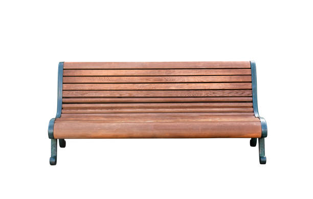 Park bench with clipping path. Park bench with clipping path. bench stock pictures, royalty-free photos & images