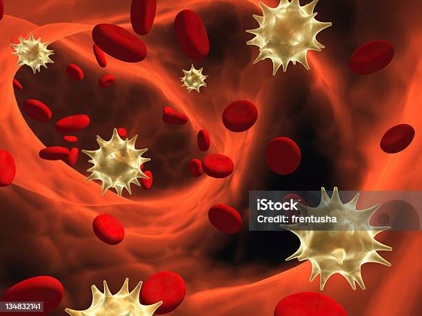 Infezione Da Virus - Fotografie stock e altre immagini di Arteria - Arteria, Arteria umana, Batterio