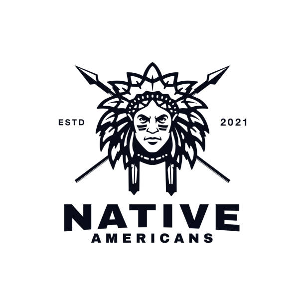 950+ Native American Logo Stock Illustrations, Royalty-Free Vector ...