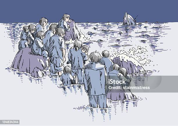 Boat People Stock Illustration - Download Image Now - Adult, Death, Hopelessness