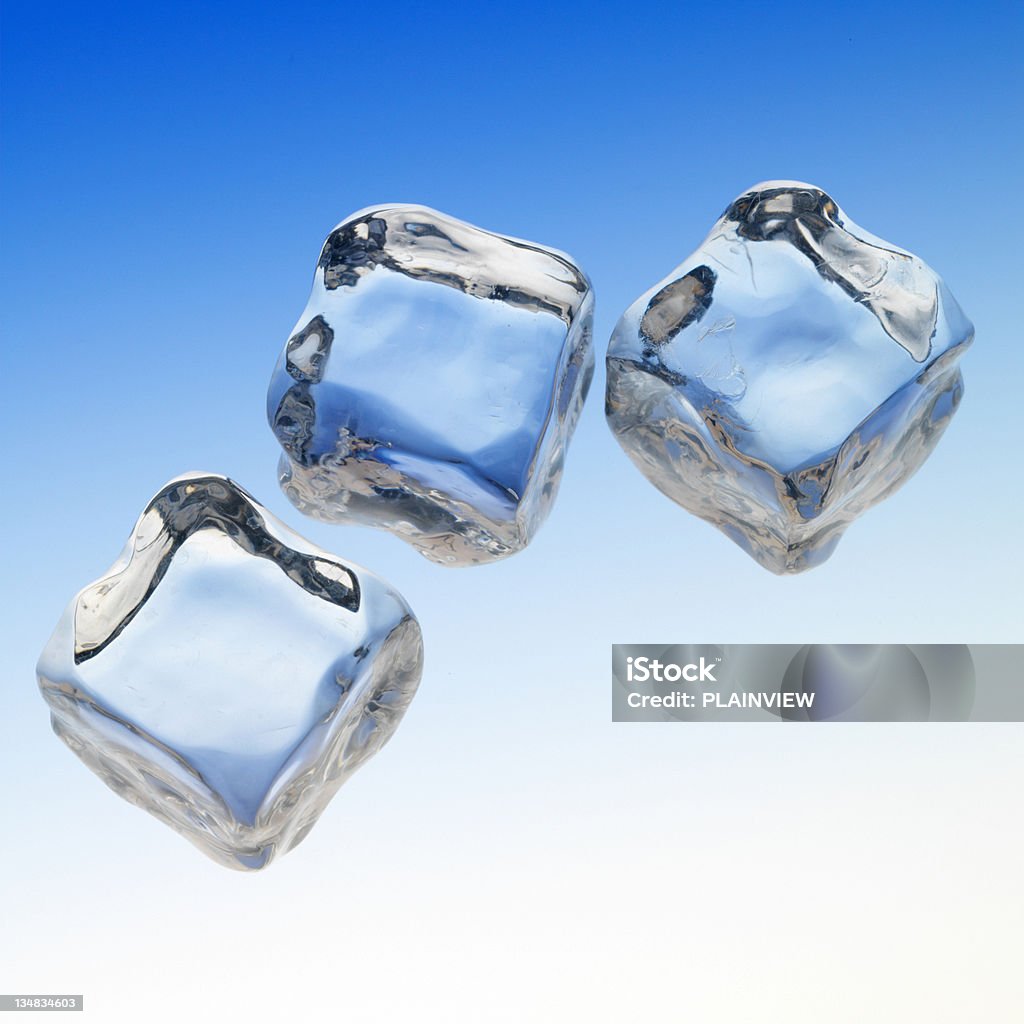 Cubos de gelo XXL - Foto de stock de Azul royalty-free
