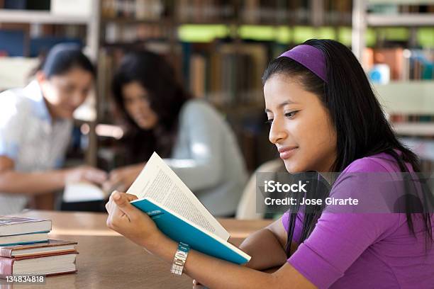 Biblioteca Del Estudio Foto de stock y más banco de imágenes de Adulto - Adulto, Adulto joven, Agarrar