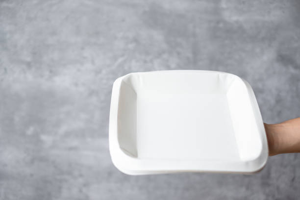 istock Eco friendly food packaging. natural container. zero waste, pollution, earth day, free plastic, world Environment day concept 1348348375