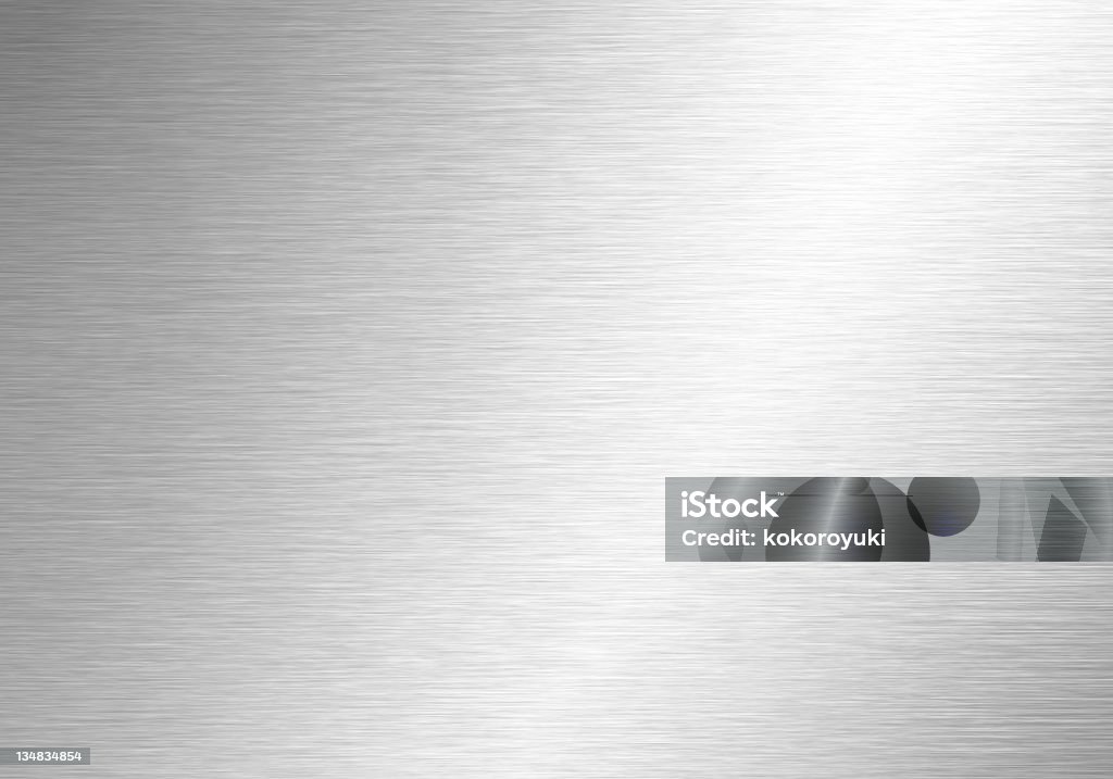 金属製テクスチャ背景 - ブラッシュメタルのロイヤリティフリーストックフォト