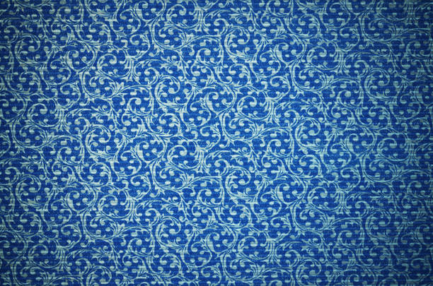istock Blue vintage paper background 1348353758