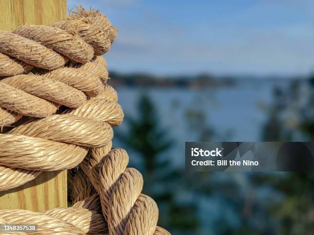 Ropes On Old Rusty Ship Closeup Old Frayed Boat Rope As A Nautical  Background Naval Ropes On A Pier Vintage Nautical Knots Big Marine Sea Ship  Ropes Stock Photo - Download Image