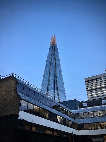 The tallest building in Europe in the heart of London.