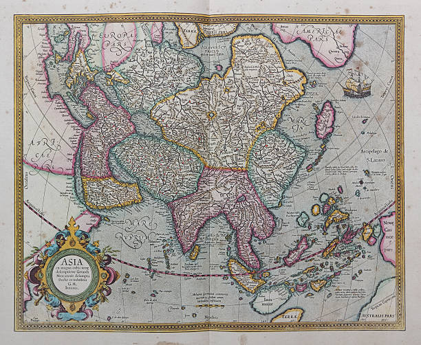 istock Asien map of 1595 134836896