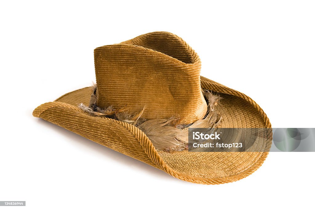 Estilo ocidental Chapéu de cowboy - Foto de stock de Aba de chapéu royalty-free