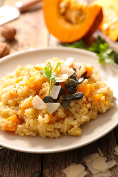 istock pumpkin risotto with parmesan and seed 1348373081