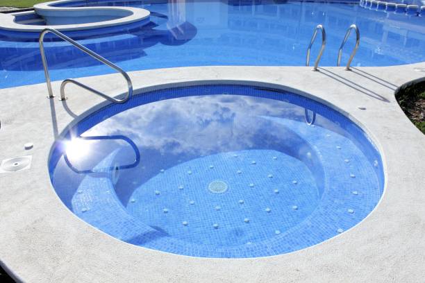 istock Hot Tub outdoor blue swimming pool 1348373324