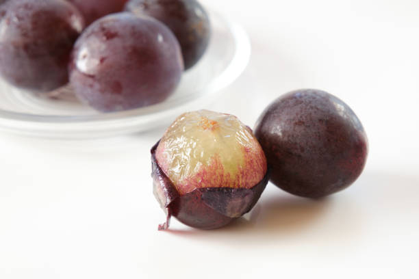 istock Pione grapes fruits on white background 1348377817