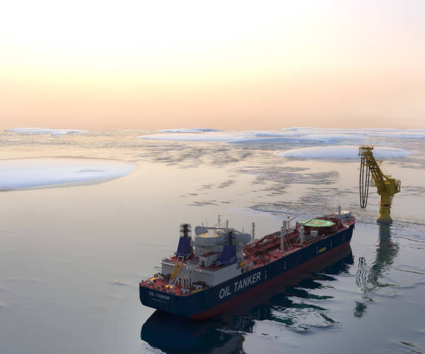 istock Oil tanker at the berth. 3d-rendering 1348379983