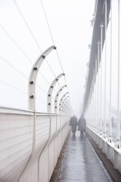 istock Clifton Suspension Bridge in Fog 1348381259