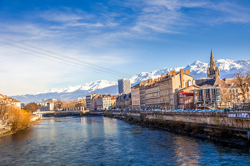 Grenoble at winter time