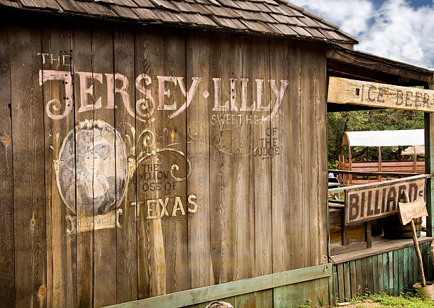 istock Jersey Lilly. Western Texas bar.  Old West. 134840947