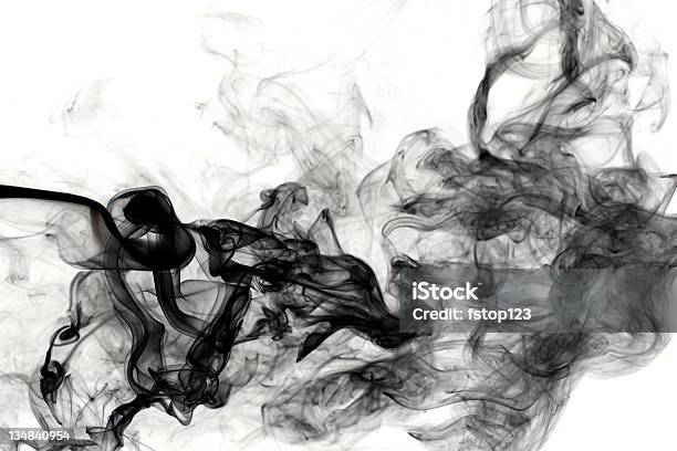블랙 흡연합니다 연기-물리적 구조에 대한 스톡 사진 및 기타 이미지 - 연기-물리적 구조, 검은색, 배경-주제
